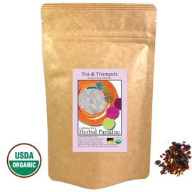 USDA Organic Herbal Paradise Loose Leaf Herbal Fruit Tea - 4 oz
