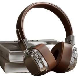 Retro Bluetooth On-Ear Headset with Microphone,Ste