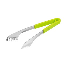 Shimomura Industry FV-204 Full Veggie Salad Tongs, Dishwasher Safe, Made in Japan, Niigata, Tsubame Sanjo, Green, 1.4 x 1.5 x 9.4 inches (35 x 37 x 240 mm)