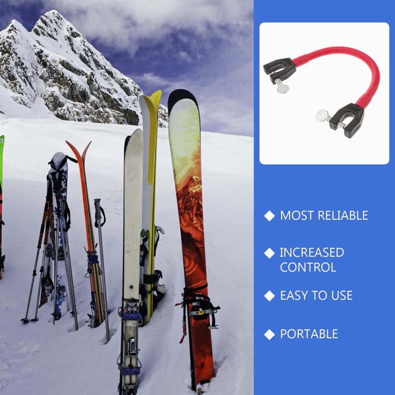 Garneck Ski Tip Connector Professional Prime Latex Durable Ski Training