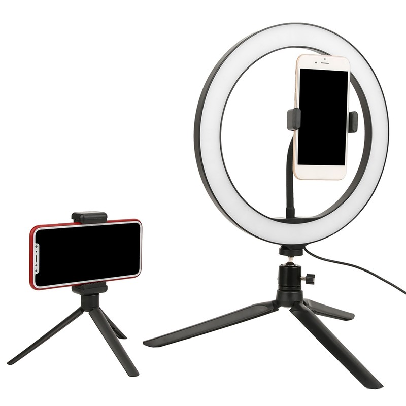26cm/10in Ring Light LED Live Lamp Fill Light Dimmable USB