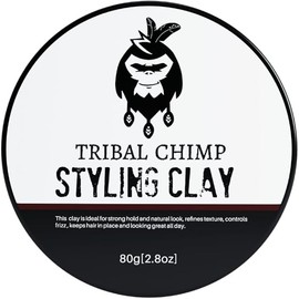 Styling Clay - Super Strong Hold Matte Clay for Straight, Curly, Colored, Thick Hair, Hair Clay for Men and Women, Citrus Scent, 80g