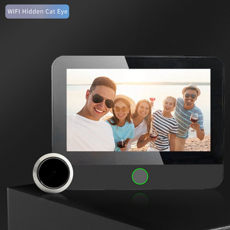 for TUYA Digital Door Viewer 1080P APP Monitoring Wide View