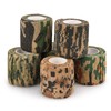 Volein 6 Roll Camo Wrap Tape, Camouflage Self-adhensive Form Tape,