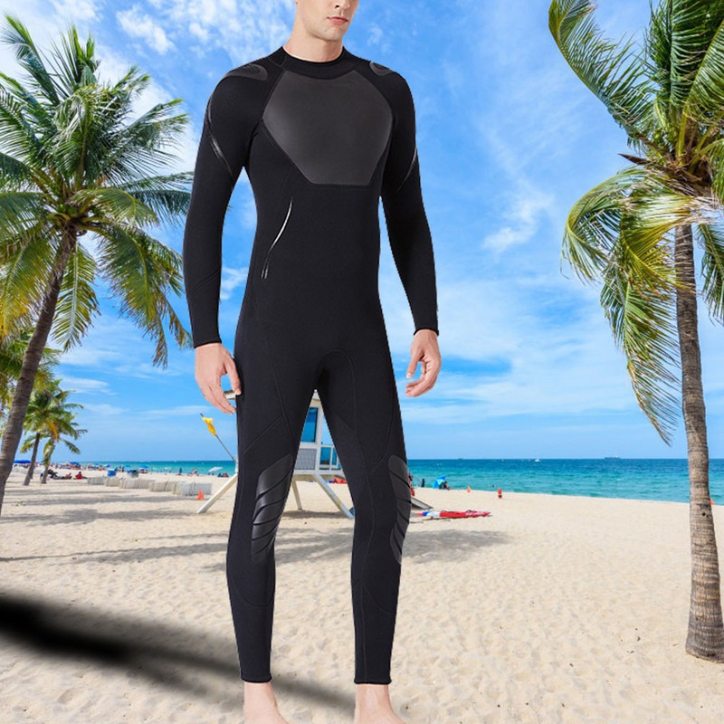 1.5MM Diving One Piece Swimsuit Wetsuit Long Sleeve for Snorkeling