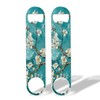 2 PACK Beer Bottle Opener, Stainless Steel Flat Bottle Openers,7