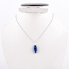 Natural Lapis Lazuli Gemstone Pendant Necklace, Lapis Lazuli Cabochon Stones,