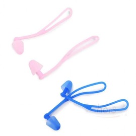 Hoi Swimming and Water Sports Earplugs Swimming Pool Earplugs Blue 4ea