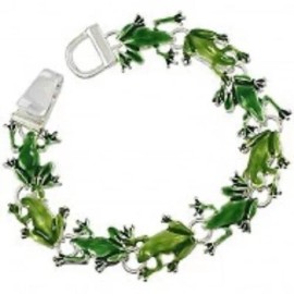 Unbranded GREEN FROG MAGNETIC BRACELET ( 3473 )