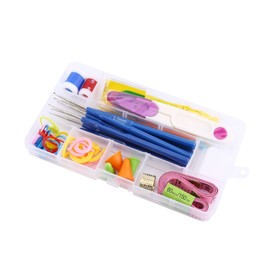 Yosoo Crochet Hook Set 16 Sizes 52 Pieces Soft Handles Ergonomic Grip Crochet Hooks Kit with Case Organizer Full Size 0.6mm to 1.75mm Knitting Needles and Complete Accessories(Color : Pink)
