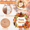 4 Pcs Fall Thanksgiving Table Decorations Centerpieces,Fall Thanksgiving Tiered Tray