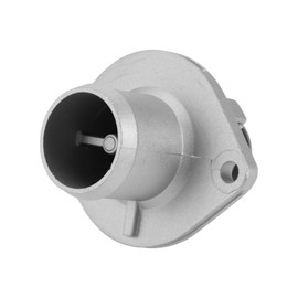 INFINAUTO Auto Thermostat Motor Kühlmittel Thermostatgehäuse Montage Nr.3C3Z8575AA für Ford F-250 F-350 Super Duty 6.0L 2003-2007 Aluminiumlegierung Silberton