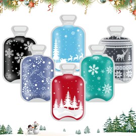 HYran Pack of 6 Hand Warmers, Pocket Warmers, Children's Pocket Warmers, Reusable Hand Warmers for Kinking, Mini Hot Water Bottle, Small Items