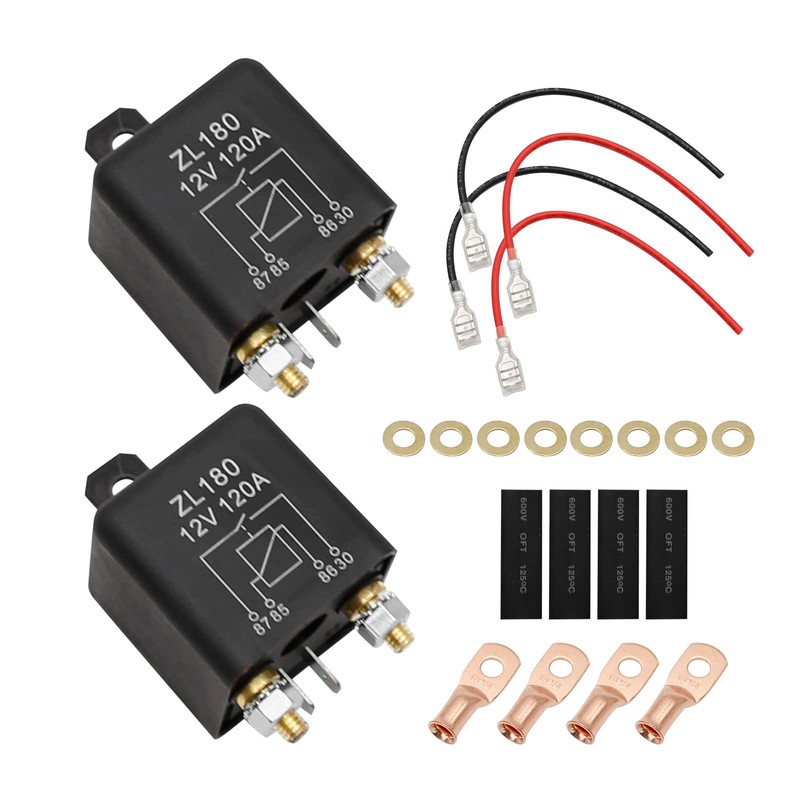 Zreneyfex 12V DC 120 Amp Split Charge Relay Switch -