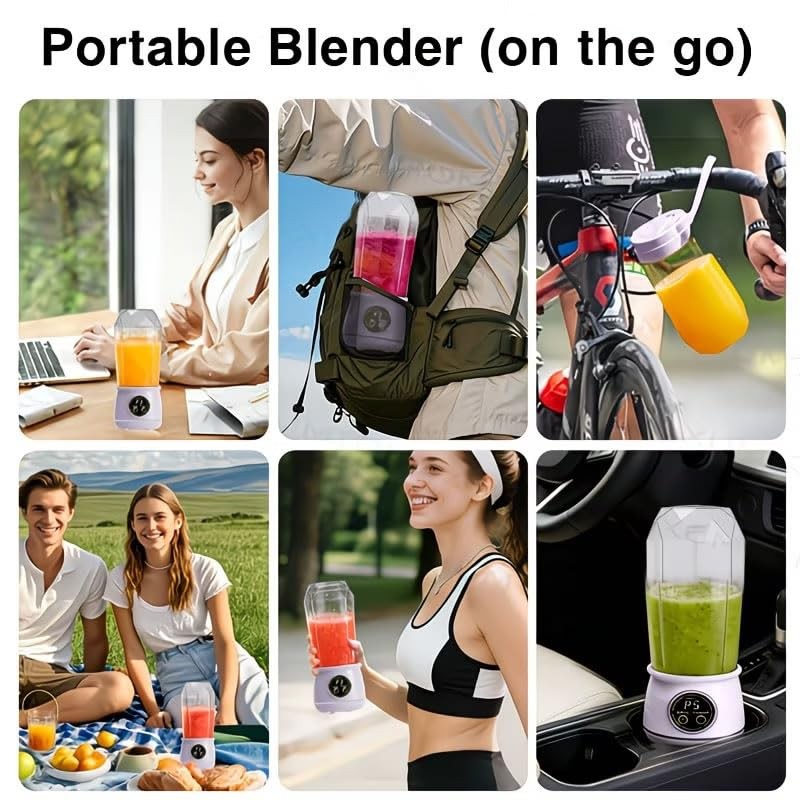 Portable Cordless Blender for Smoothies and Juices