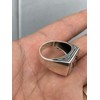 Solid 925 Sterling Silver Mens Masonic Ring - Plain Freemason