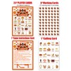 Fall Bingo Game Set,Thanksgiving Party Interactive Cards for Friends,Party Tabletop