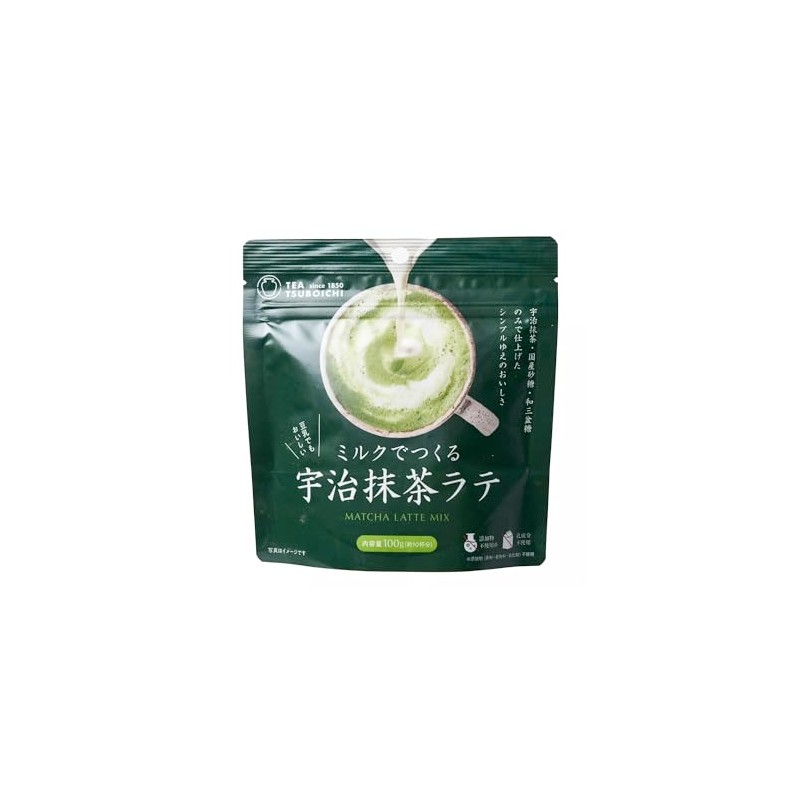 Tsuboshi Seicha Honpo Uji Matcha Latte Made with Milk, 3.5