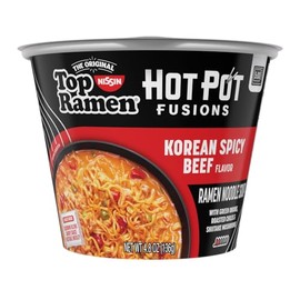 Top Ramen Hot Pot Fusions Korean Spicy Beef, 4.8 Ounce (Pack of 6)