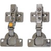 Wake Sangyo NS-4072 C+D Sliding Hinges Inset with Damper Silver