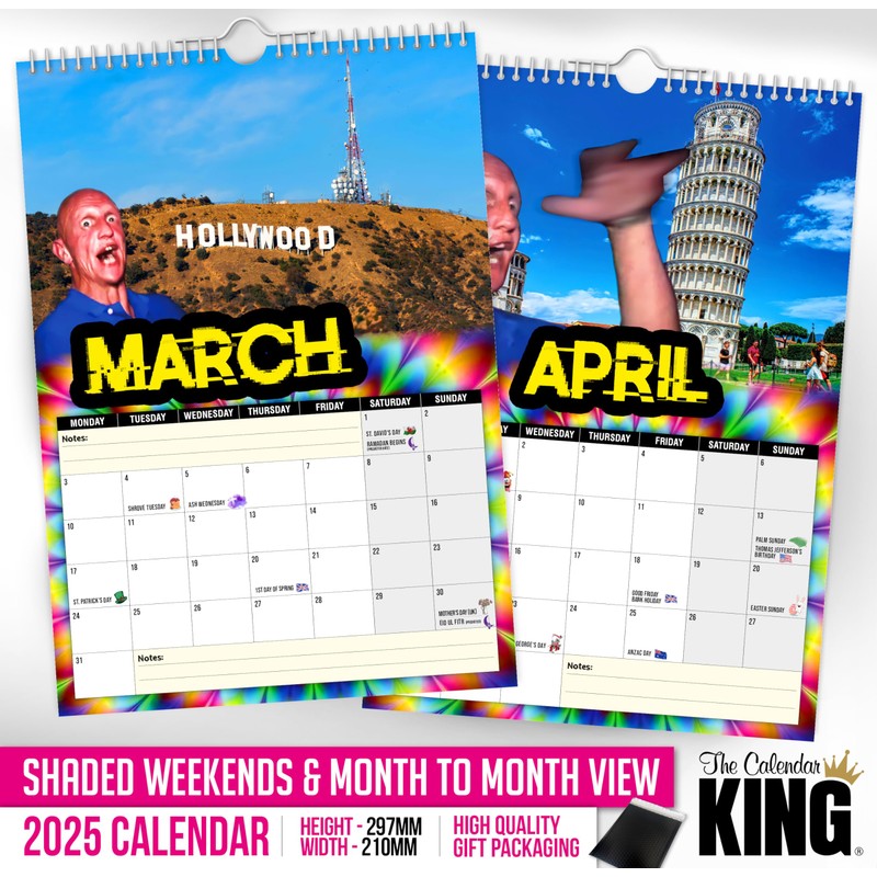 The Calendar King // Bounce by the Ounce - A4