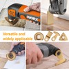 Multitool Saw Blades in 4 Shapes for Oscillation Tool Opening