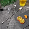 18 Pcs 12 Inch Bar Spoon Cocktail Spoon Stainless Steel