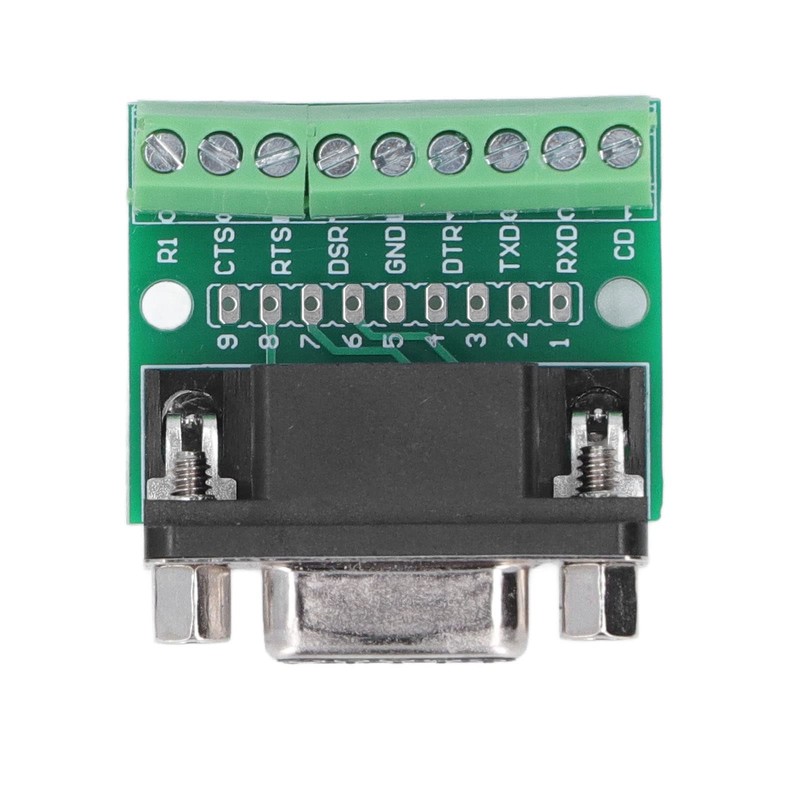 Jadeshay Cable Adapter - DB9 Male Female Adapter Screw Terminal