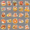 \ `tz Pegatinas Otoñales Little Fox Leisheng, 50 Unidades .