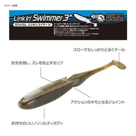 TIEMCO LOCO'S LINKIN SWIMMER 3#156NS HOLOGRAM PINK