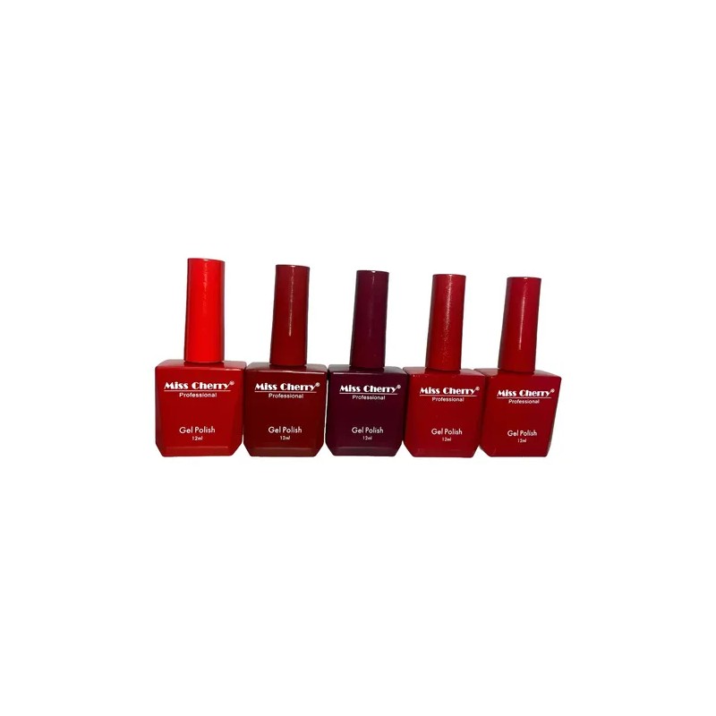 Gama Miss Cherry 5pz Gel Semi Uvled 12ml Gama A
