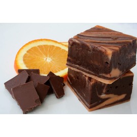 Mo's Fudge Factor, Dark Chocolate Orange Fudge, 1/2 Pound
