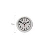Ravencourt RC008W Radio Controlled Classroom Clock in White 21cm