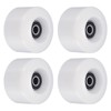 PATIKIL 4 pieces 55 mm longboard wheels with bearings ABEC-9