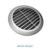 Cotarba Satin 70 mm 2.75" Circle Air Vent Grille Round