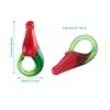Cheriswelry 50pcs Red Pepper Glass Charms Hot Chilli Dangle Charms