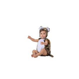 Dress Up America Leopard Costume for Babies - Baby Animal Dress Up - Infant Leopard Bubble Costume and Hat (12-24 Months)