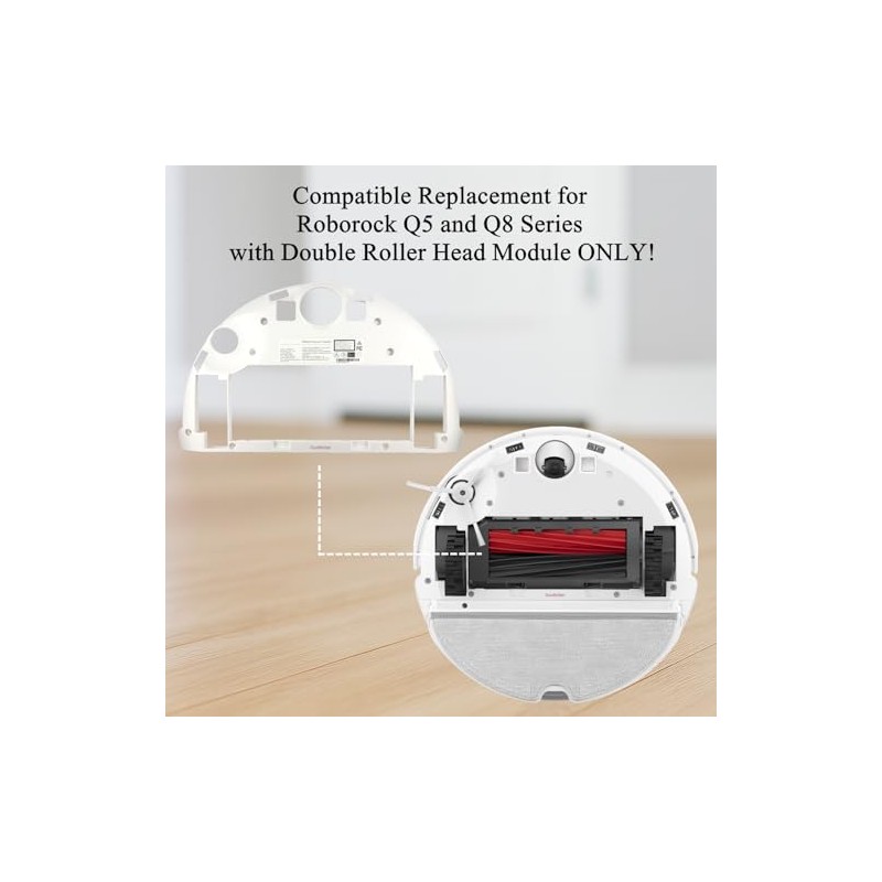 Replacement Bottom Duo Roller Base Plate Cover Chassis for Roborock