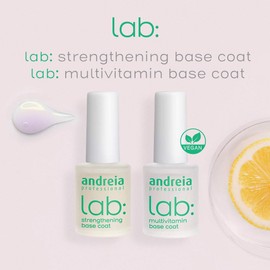 Andreia Professional anti-impurities base coat - LAB nail treatments against discolouration - base coat nail polish to prevent nail yellowing - 10.5 ml