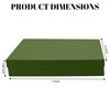 Novel Box 8 Pack Green Jewelry Gift Box 7x5x1.25in with