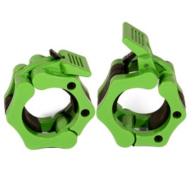 Barbell Clamps Olympic Spinlock Collars Dumbbell Clips Weight Lifting Bar Lock Quick Release Professional Barbell Buckle 1 Pair for Gym Exercise Fitness Bodybuilding 50 mm