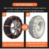 Snow Chains for Car, 12 PCS Universal Adjustable Snow Tire