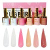 Gama Gel Nivelador Rubber Fantasy Nails 6 Tonos