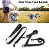 One Tow Two Leash 2 Dog Rope Elastic Cushion Dog