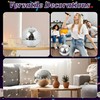 NuLink 8inch Disco Ball Decor Mirror Balls Hanging Disco for