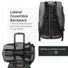 TravisMathew Lateral Convertible Backpack TMB106, Graphite
