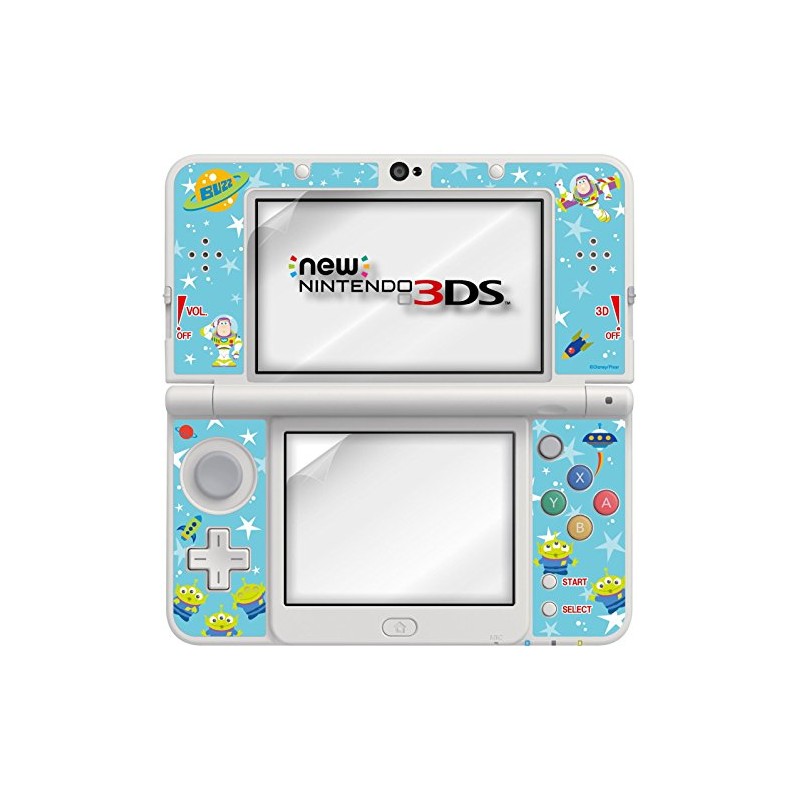 Newニンテンドー3DS専用液晶保護フィルム デコレーションシール付 トイ・ストーリー