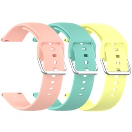 3 Pack Replacement Bands Compatible with Cubitt Jr Smart Watch Fitness Tracker for Kids and Teens, Soft Silicone Adjustable Sport Strap Wristband for Cubitt Jr Kids Smart Watch (3 Pack B)