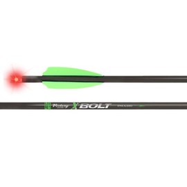 Victory Archery XBolt 0.300" Diameter Crossbow Bolt (Length: 20", 3 Pack Fletched with Lighted Nocks, Straightness ± 0.003 - Gamer - Green)
