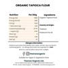 Organic Tapioca Flour - Non-GMO, Raw, Versatile, Vegan, Perfect for
